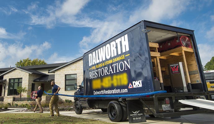 Dalworth Restoration Service vehicle