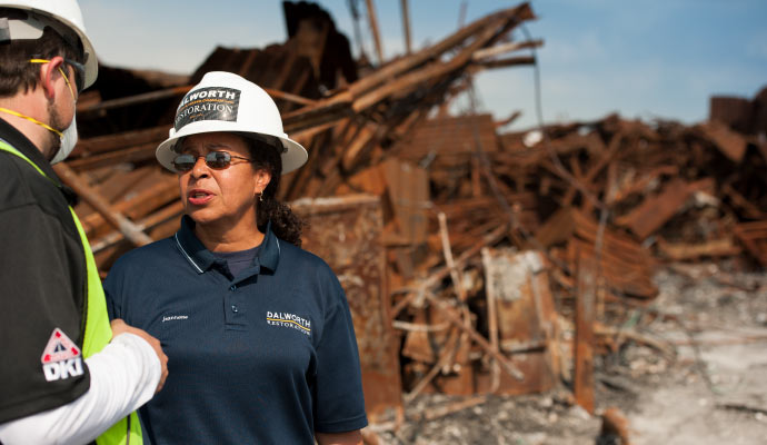 Professional disaster restoration
