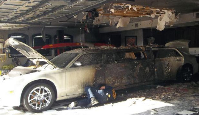 Professional fire damage restoration